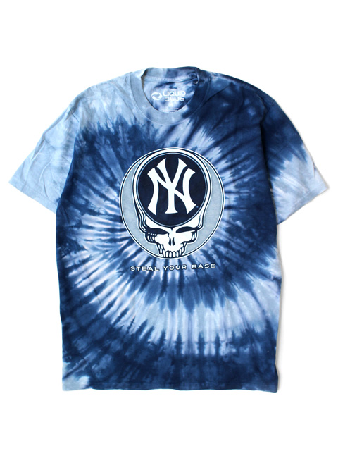 LIQUID BLUE　GRATEFUL DEAD x New York Yankees Steal Your Base T-Shirts