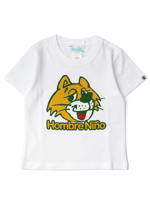 〈Kids Size〉 Hombre Nino　S/S PRINT TEE -CAT-