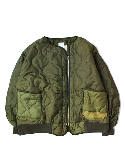 oddment　Quilting MA-1 -Olive-