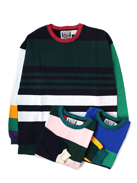 COLUMBIA KNIT　1000PJ PRACTIC RUGBY CREW -CRAZY-