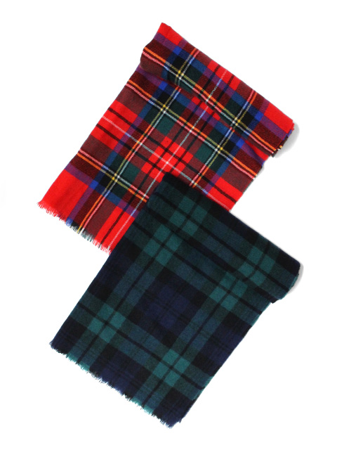 Johnstons of Elgin　Tartan Stole -Cashmere-