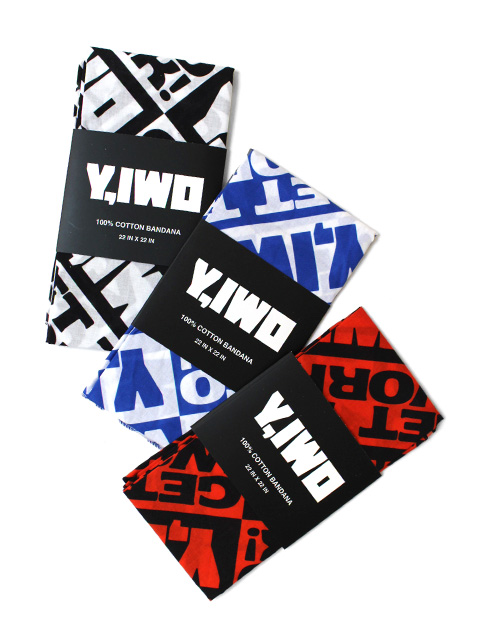 【60%OFF】Y,IWO　Get To Work Bandanas