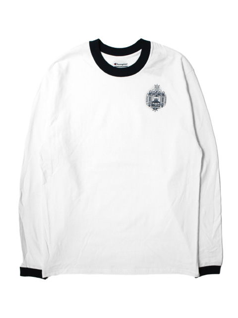Champion / USNA ISSUE Midshipmen Blue Rim L/S Tee