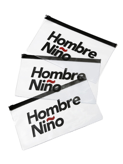 Hombre Nino　CLEAR PVC POUCH -3枚セット-