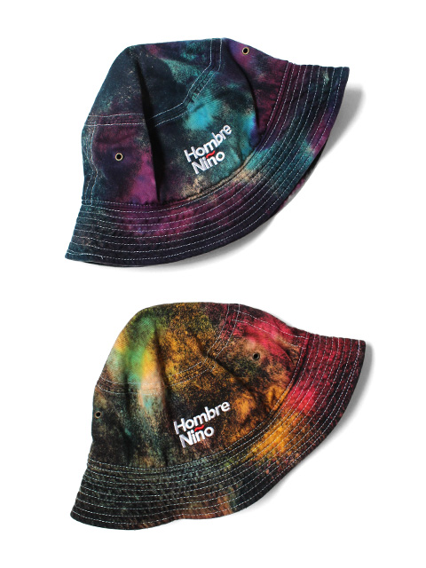 Hombre Nino　TIE DYE BUCKET HAT by D.Y.E