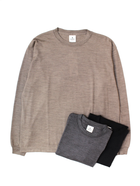 【40%OFF】BAMBOO SHOOTS　MERINO WOOL LONG SLEEVE T-SHIRT
