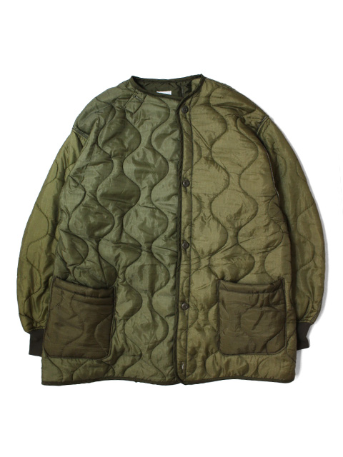 oddment　Quilting Cardigan -Olive-