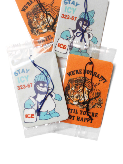 【50%OFF】Cold World Frozen Goods　HAPPY TIGER & STAY ICY AIR FRESHENER