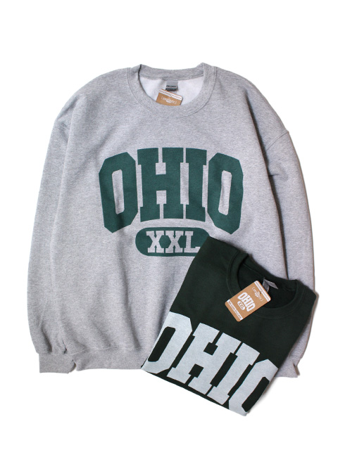The UNIVERSITY VINTAGE　Big Logo College Sweatshirt -OHIO-