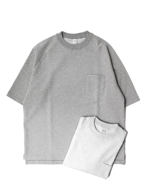 mocT　STRETCH FLEECE BIG SILHOUETTE TEE