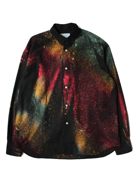 【40%OFF】Hombre Nino　TIE DYE SHIRT by D.Y.E -BLACK-