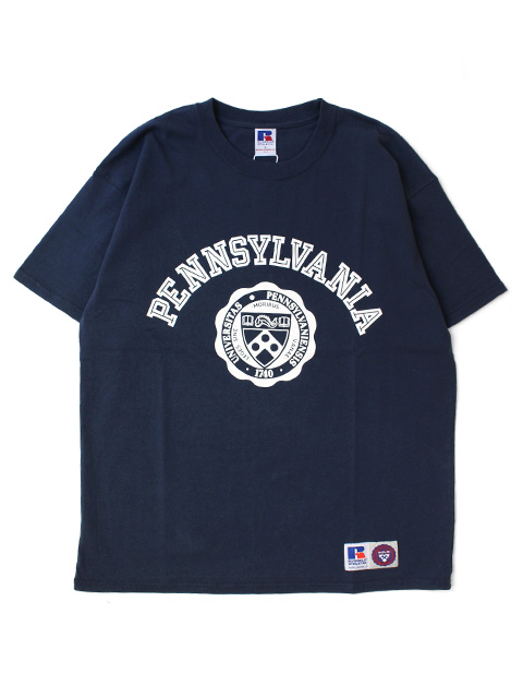 RUSSELL ATHLETIC　University of Pennsylvania Bookstore Jersey Crew Shirt