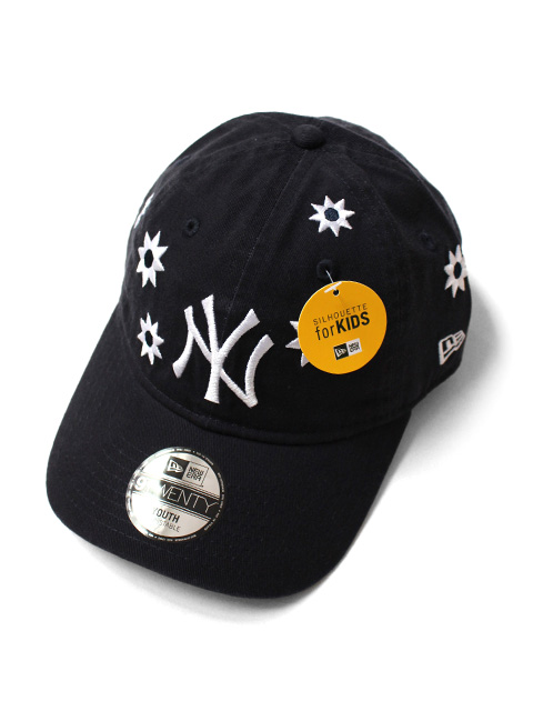 【YOUTH】NEW ERA　Youth 9TWENTY MLB FLOWER EMB New York Yankees