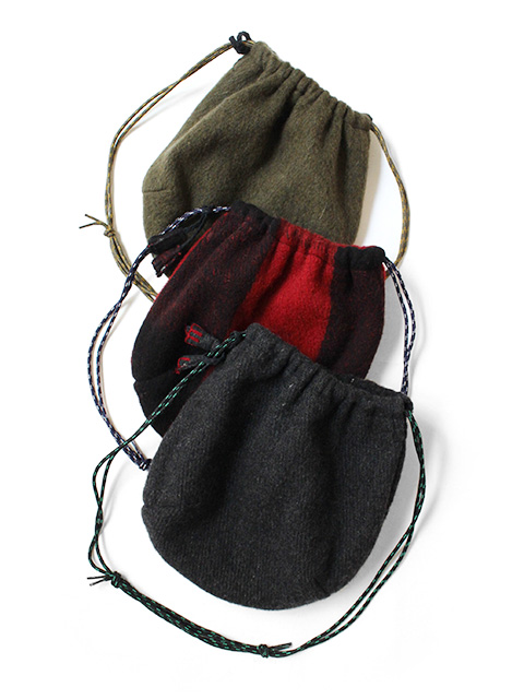 oddment　Dead Stock Wool Lug Series - Wool Lug Remake Pouch