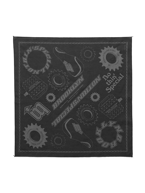NOTHIN'SPECIAL x BROOKLYN MACHINE WORKS　REFLECTIVE GEARS BANDANA