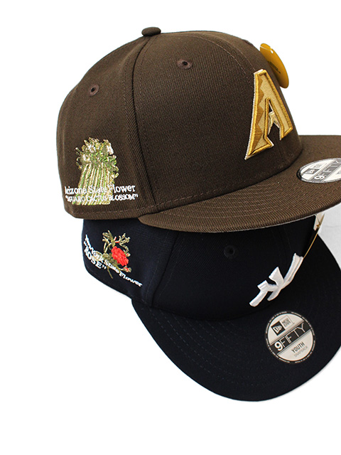 【20%OFF】【YOUTH】NEW ERA　Youth 9FIFTY MLB State Flowers