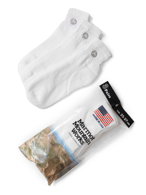 Marmot　MMW 3PACK SOCK -Short- 3足組