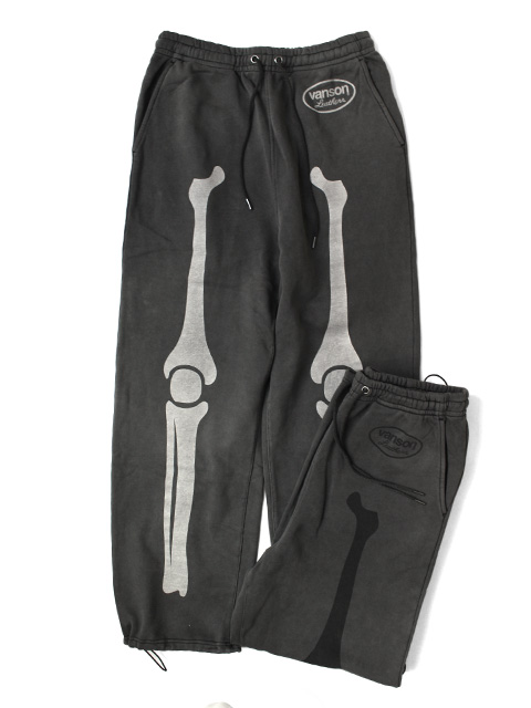 【40%OFF】VANSON　SKULL & BONE SWEAT PANTS