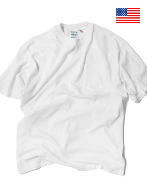 WALLA WALLA SPORT U.S. MADE BIRDSEYE MESH POCKET TEE