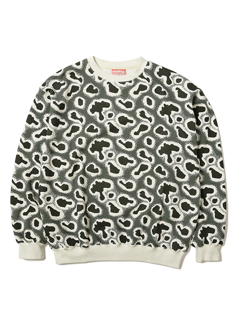 TRIBE WEAR　BASIC CREWNECK SWEAT -CAMO-