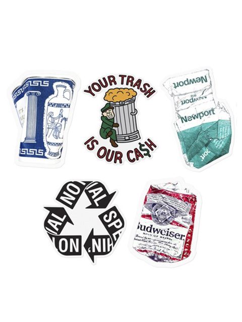 NOTHIN'SPECIAL　THE GARBAGE COLLECTOR STICKER PACK