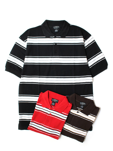 【50%OFF】Cal Top　BORDER S/S POLO SHIRTS