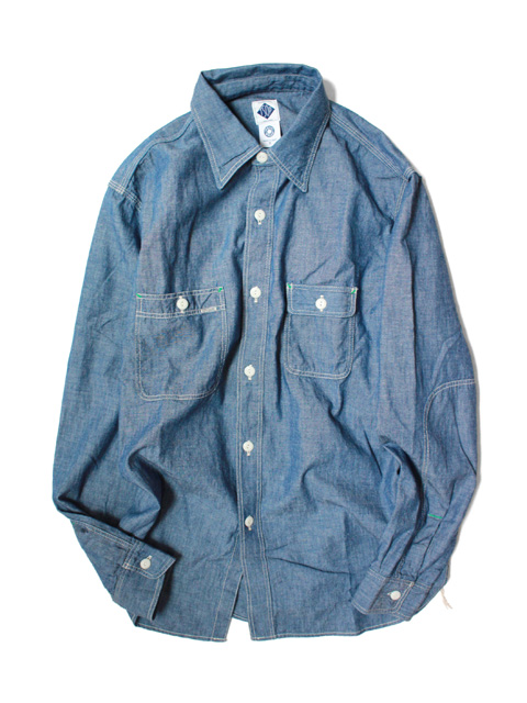 トップス Ets.MATERIAUX Chambray Long Shirt 2 Ets.MATERIAUX Chambray Long Shirt 2