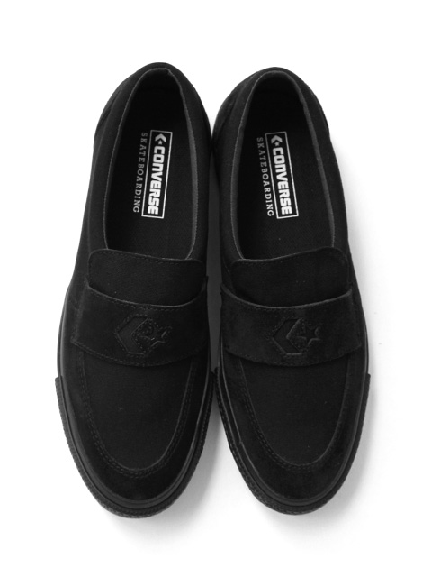 CONVERSE SKATEBOARDING　CS LOAFER SK -BLACK-