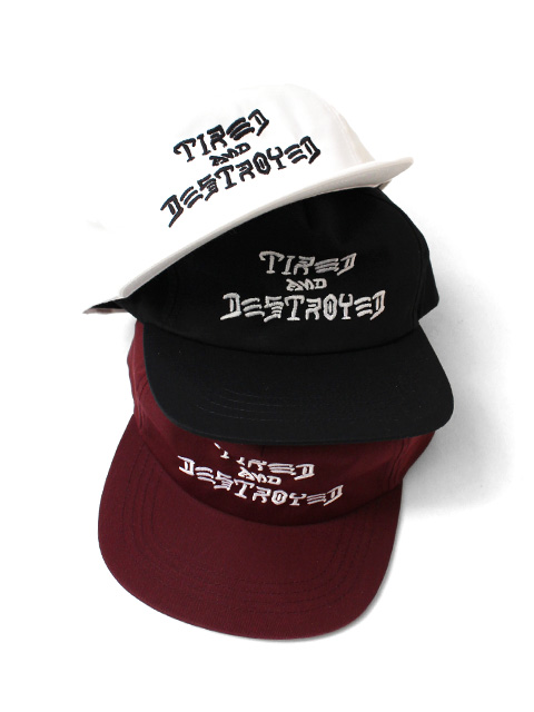 THRASHER x TIRED CAPSULE COLLECTION　T&D 5-PANEL UNCONSTRUCTED CAP