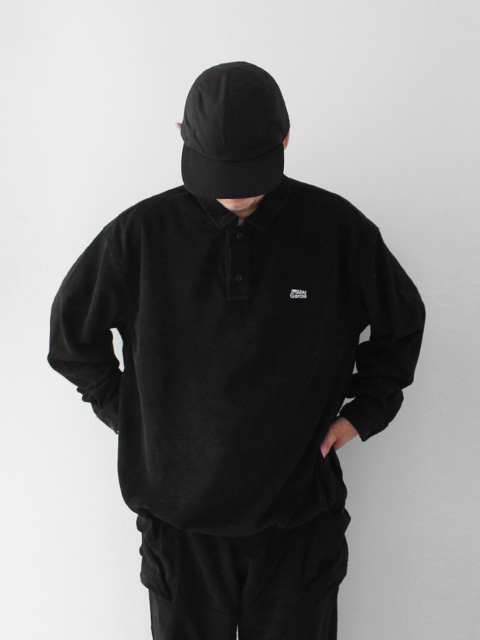 Abu Garcia　CORDUROY POLO SHIRT オリーブ　L Abu Garcia CORDUROY POLO SHIRT