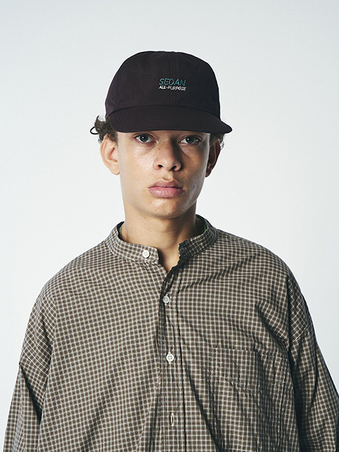 SEDAN ALL-PURPOSE Organic Cotton Stand Collar Shirt