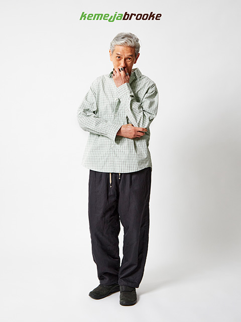 rajabrooke　CHECK SHIRT -山葵醤油CHECK-