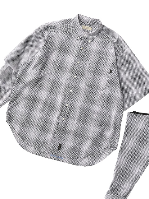 SEDAN ALL-PURPOSE Detachable Shadow Plaid BD Shirt