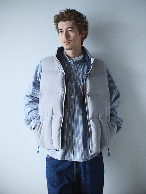 最終値下げ REFOMED Sleeping Down Vest refomed [ SLEEPING DOWN VEST ] BLUEGRAY | ロイド・エフ