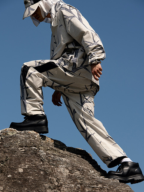SEDAN ALL-PURPOSE Camouflage Wide Track Pants