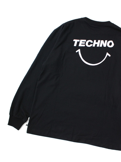 SARCASTIC　Techno Smile Long Sleeve Tee