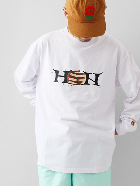 Hombre Nino L/S PRINT TEE -HANDS- Hombre Nino L/S PRINT TEE -HANDS-