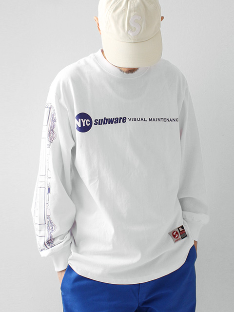 SUBWARE LONG SLEEVE TEE -MARQUEE LOGO-