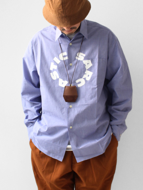 SARCASTIC x Hombre Nino Micro Gingham Circle Shirt