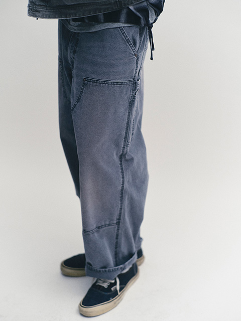 【2026/3/7 Available in online store】SEDAN ALL-PURPOSE　Vintage Washed Double Knee Pants