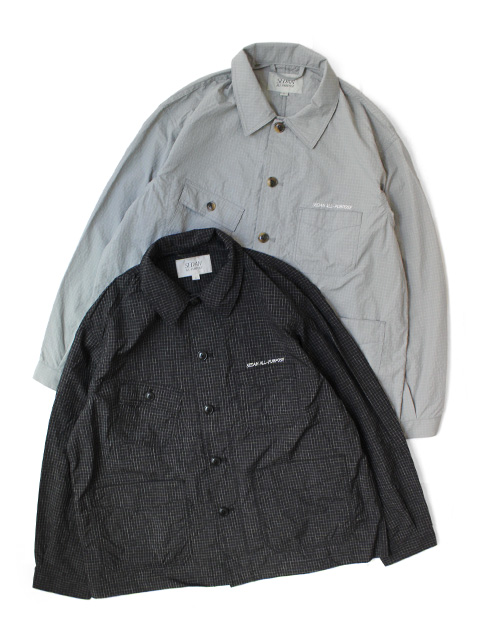 SEDAN ALL-PURPOSE　Graph Plaid Nylon Work Jacket