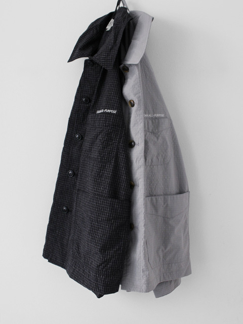 SEDAN ALL-PURPOSE Graph Plaid Nylon Work Jacket