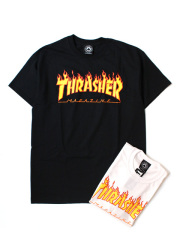 【70%OFF】THRASHER　FLAME LOGO S/S T-SHIRT