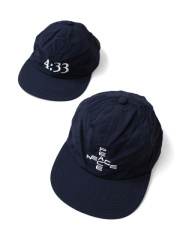 GARBAGE　SOFT BRIM 6 PANEL CAP -PEACE & 4:33-