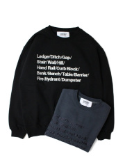 Hombre Nino　CREW NECK -SKATE ESSENTIALS-