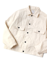 【40%OFF】oddment　NAVY SEA CANVAS JACKET