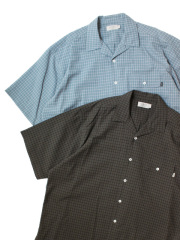 SEDAN ALL-PURPOSE　Dobby Plaid Open Collar S/S Shirt