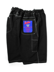 oddment　BIG PAINTE R SHORTS -Dyed Black- / UNIVERSAL STONE CUTTER