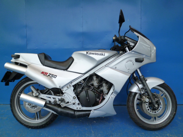 カワサキ KR250   シルバー　中古車