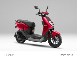 ホンダ '26 ICONe: レッド★ 新車（電動バイク）